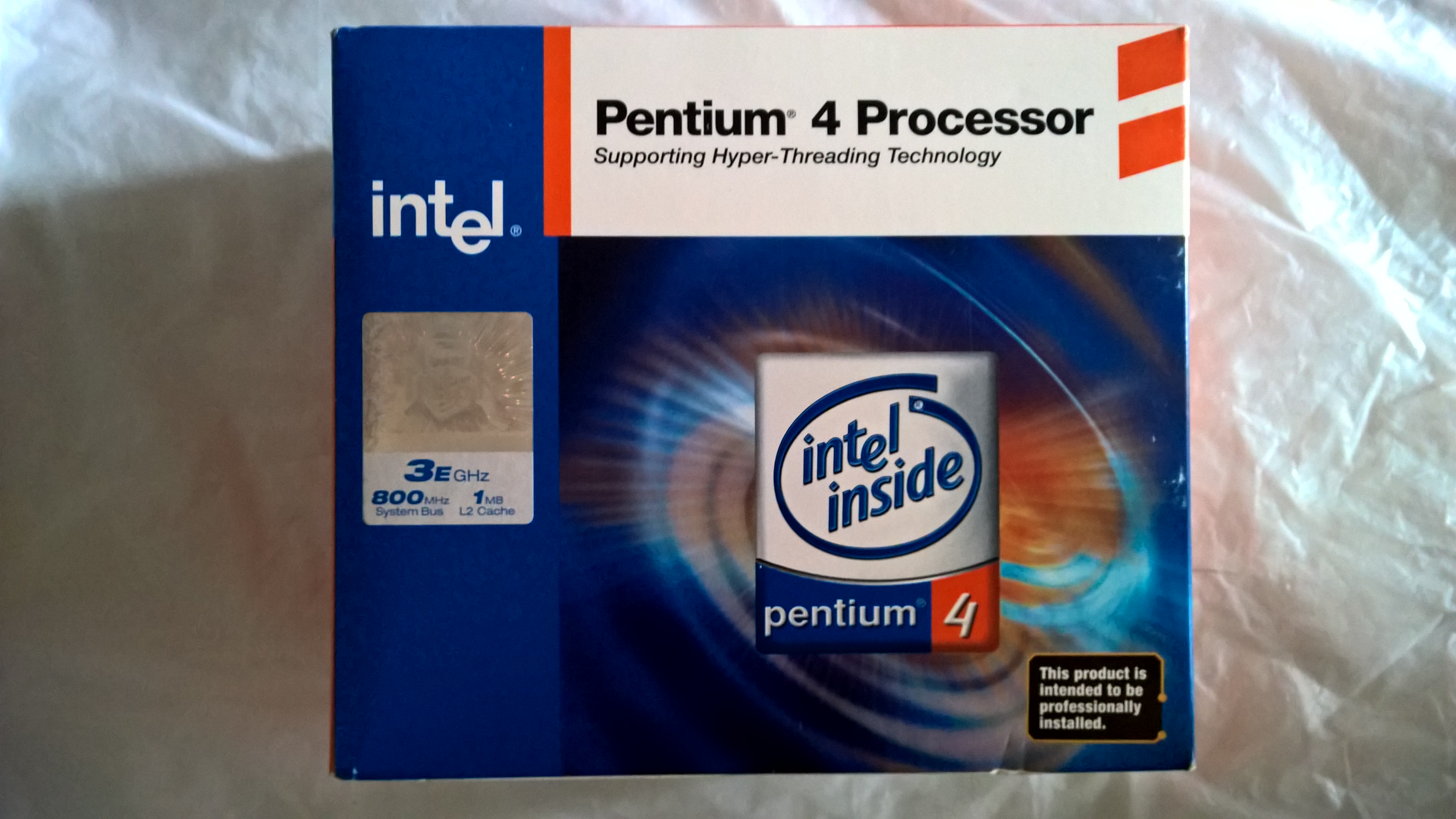 Boxed Intel Pentium 4 processor in the collection